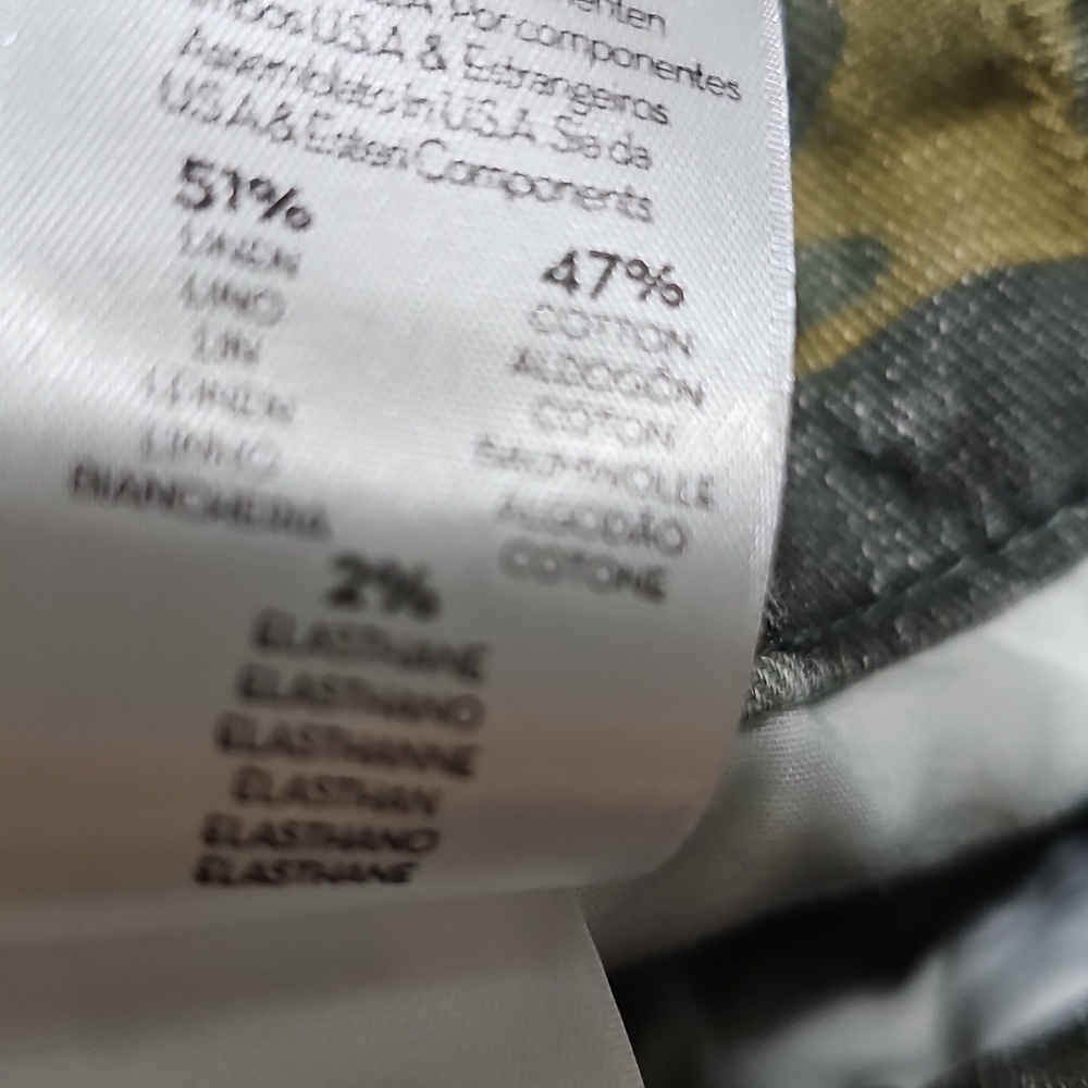 Mother Camouflage High Waist Cargo‎ Pants Size 24 - Picture 7 of 9